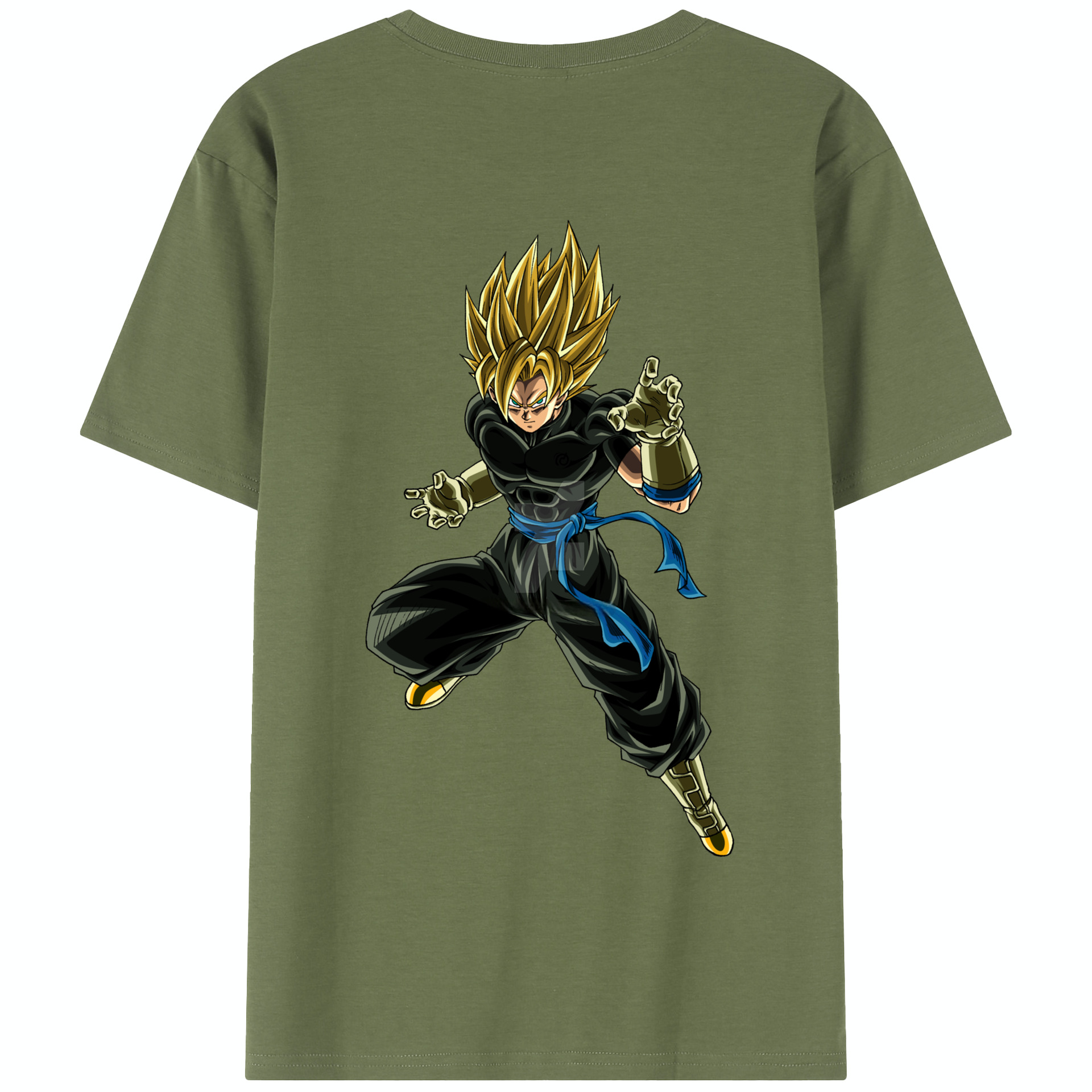 （画像用） ドラゴンボール ベジット DRAGON BALL Vegetto 綿100％半袖Tシャツ（背面プリント）